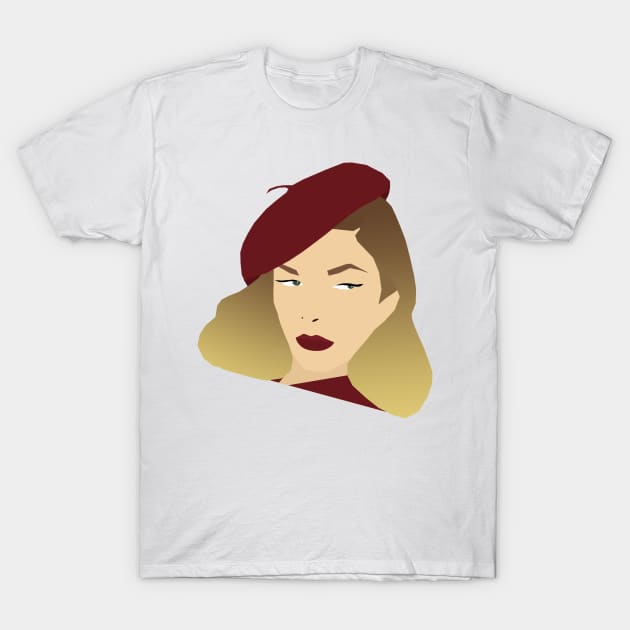 Lauren Bacall - The Look T-Shirt by ursoleite